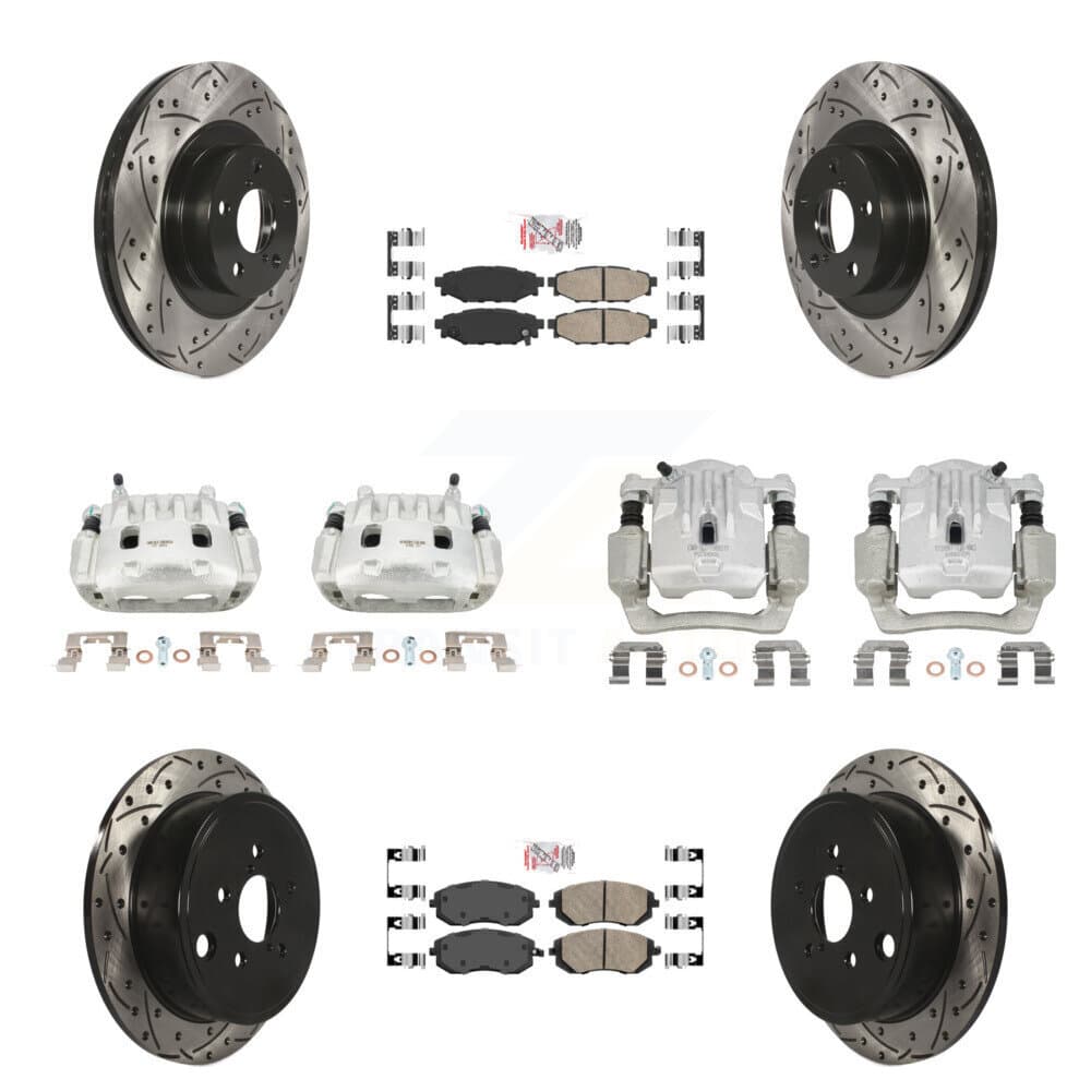 Transit Auto - KCD-100576N - Front and Rear Disc Brake Kits image 1