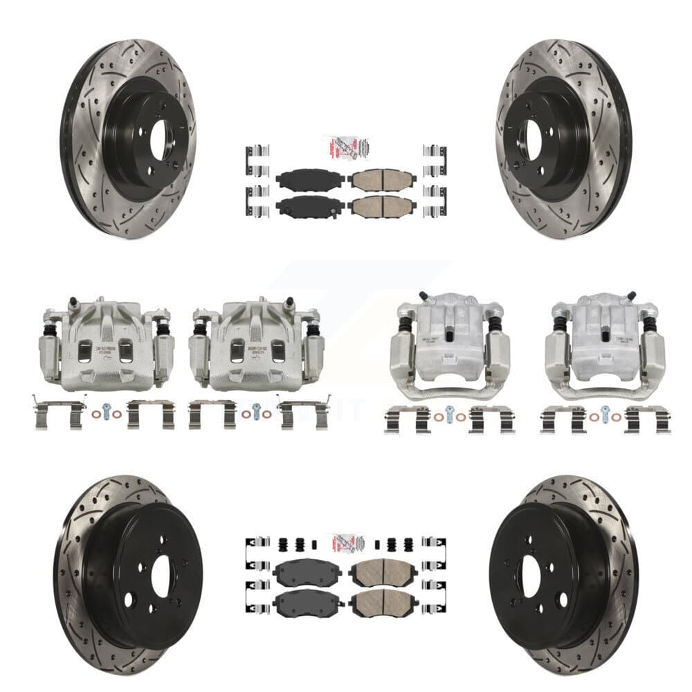 Transit Auto - KCD-100578N - Front and Rear Disc Brake Kits image 1