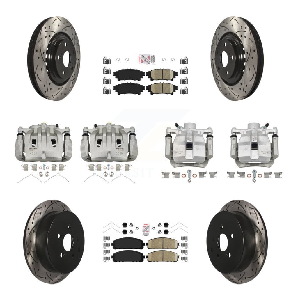 Transit Auto - KCD-100593N - Front and Rear Disc Brake Kits image 1