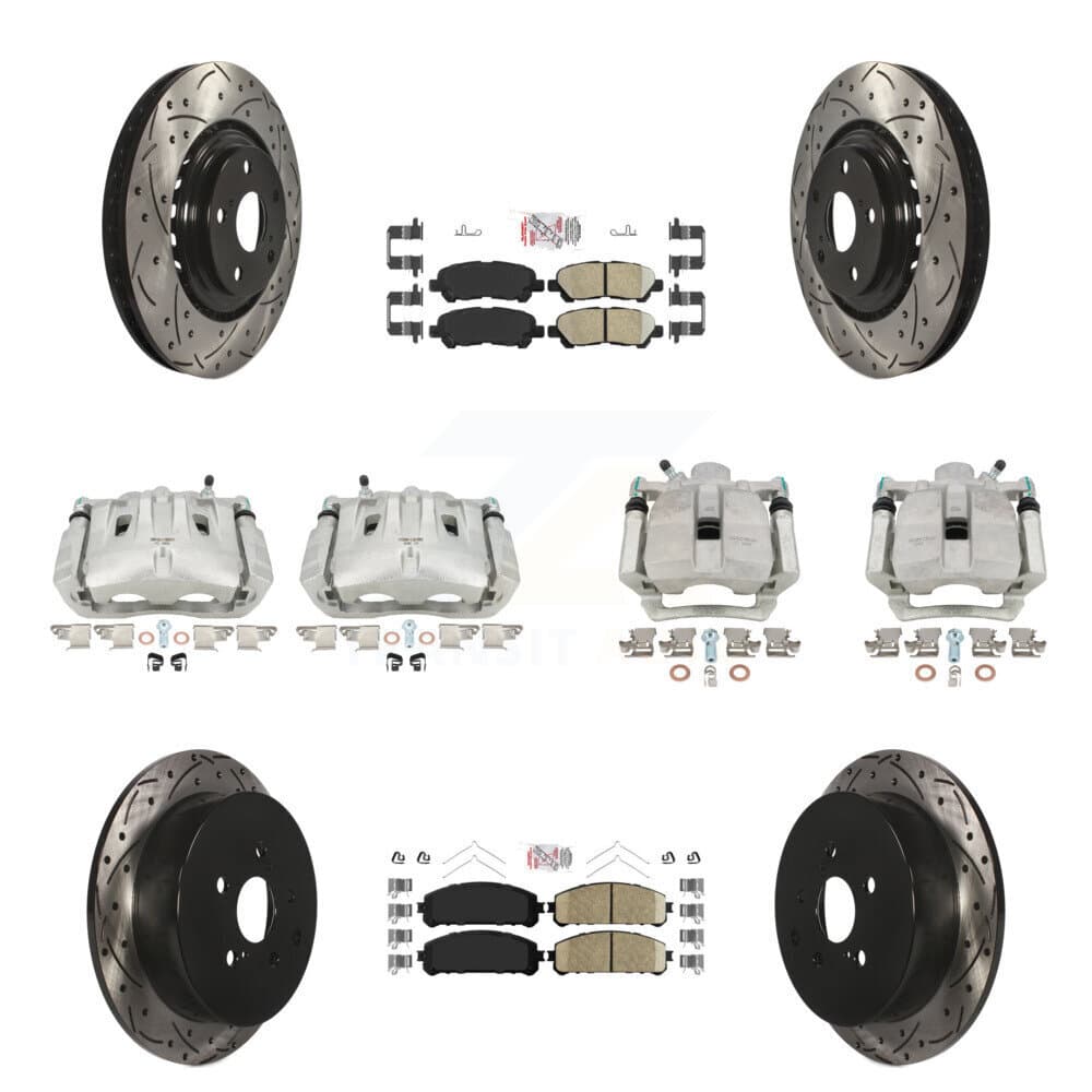 Transit Auto - KCD-100601N - Front and Rear Disc Brake Kits image 1