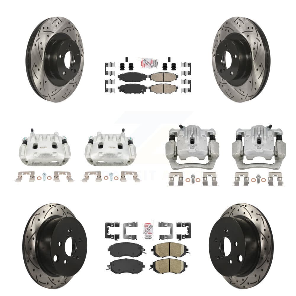 Transit Auto - KCD-100610N - Front and Rear Disc Brake Kits image 1