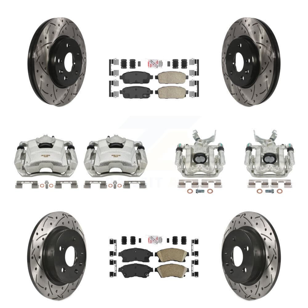 Transit Auto - KCD-100620N - Front and Rear Disc Brake Kits image 1