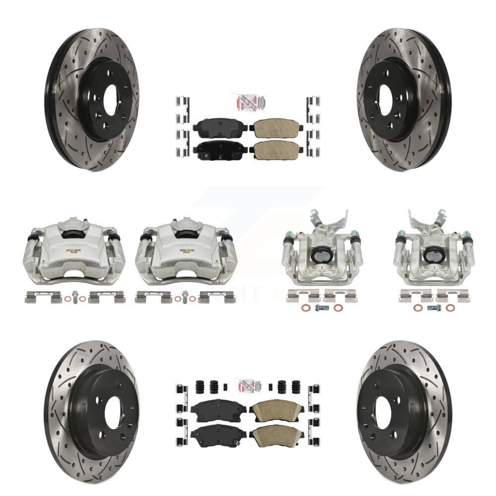 Transit Auto - KCD-100621N - Front and Rear Disc Brake Kits image 1