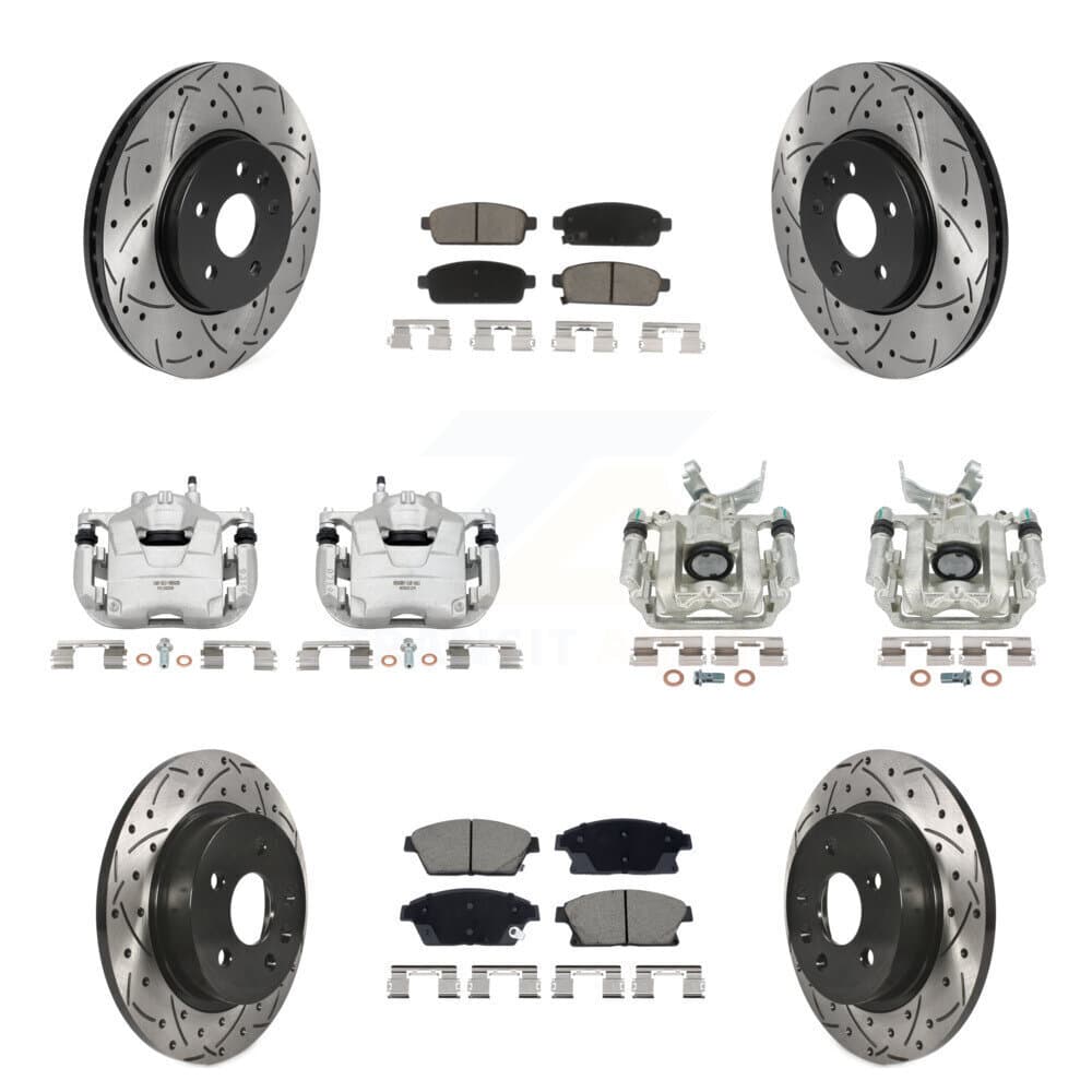Transit Auto - KCD-100672C - Front and Rear Disc Brake Kits image 1