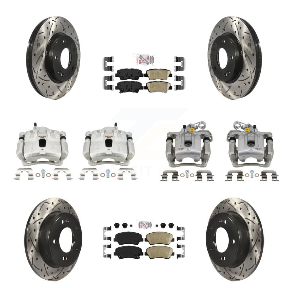 Transit Auto - KCD-100705N - Front and Rear Disc Brake Kits image 1