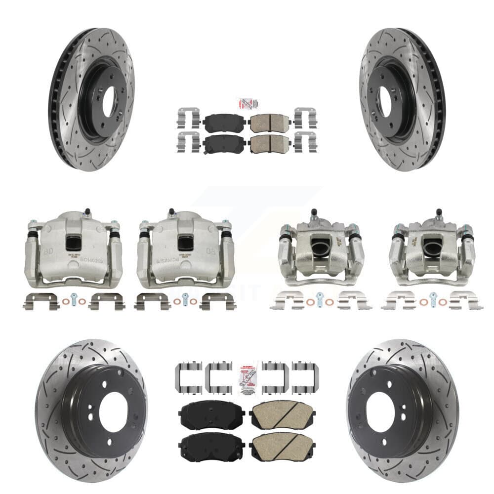 Transit Auto - KCD-100711N - Front and Rear Disc Brake Kits image 1