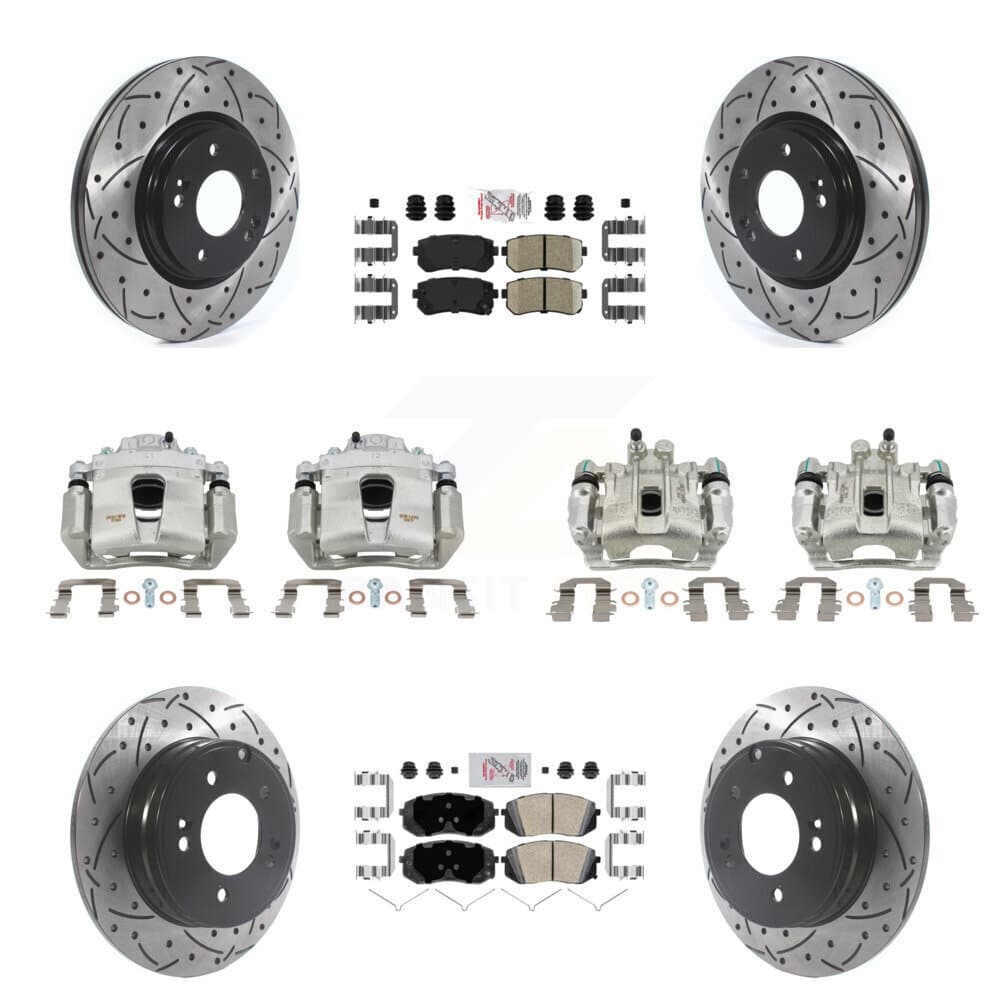 Transit Auto - KCD-100720N - Front and Rear Disc Brake Kits image 1