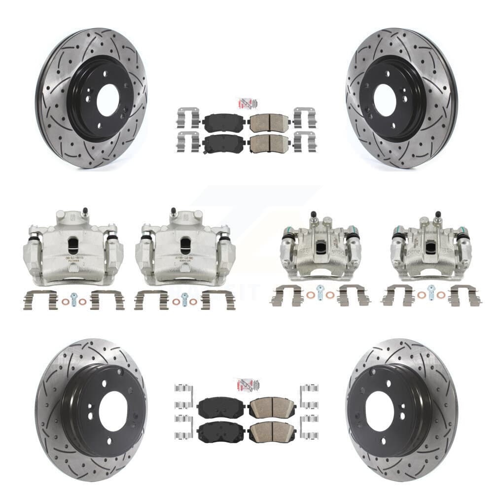 Transit Auto - KCD-100723N - Front and Rear Disc Brake Kits image 1