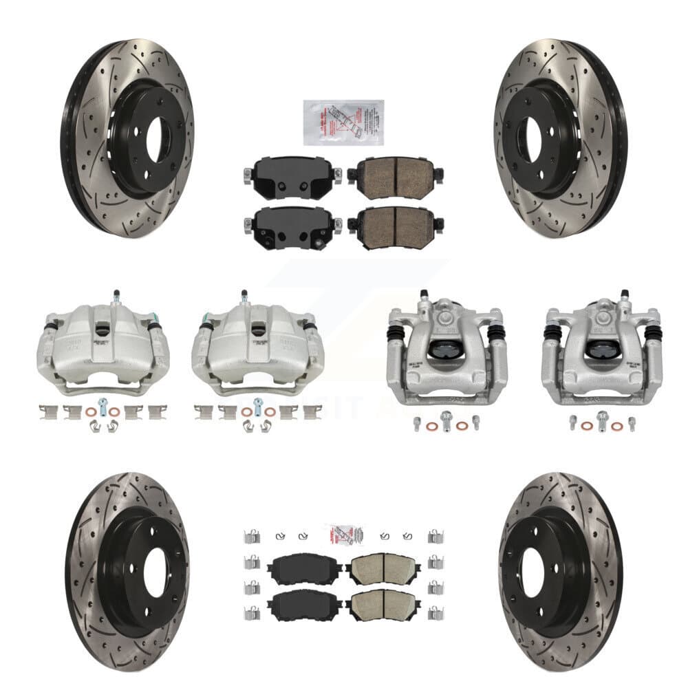 Transit Auto - KCD-100750N - Front and Rear Disc Brake Kits image 1