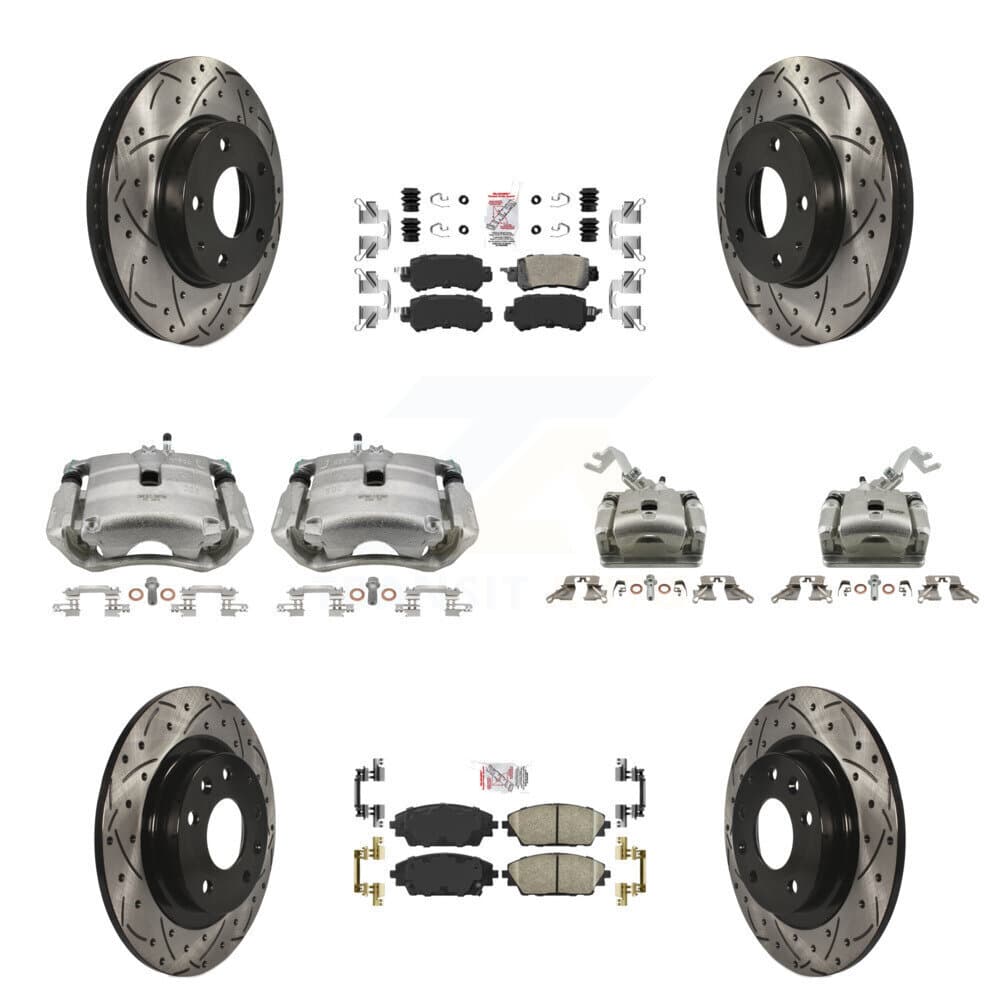 Transit Auto - KCD-100756N - Front and Rear Disc Brake Kits image 1