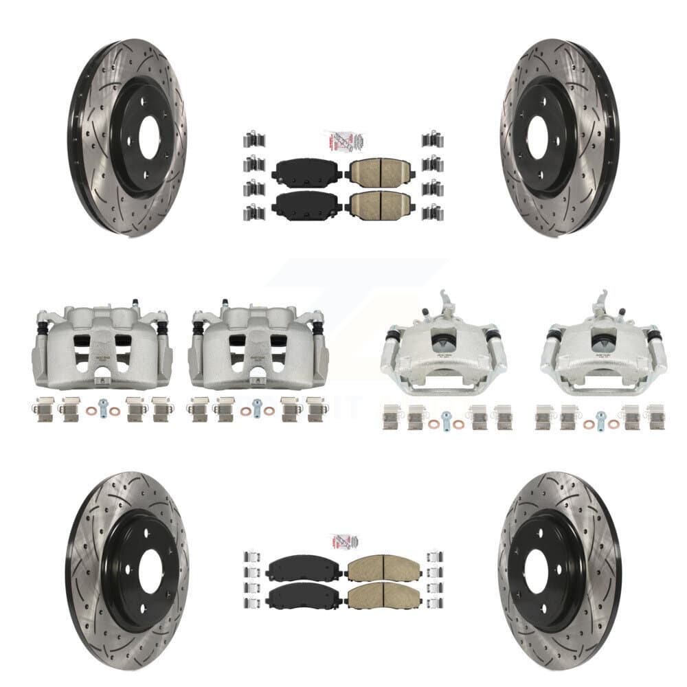 Transit Auto - KCD-100870N - Front and Rear Disc Brake Kits image 1