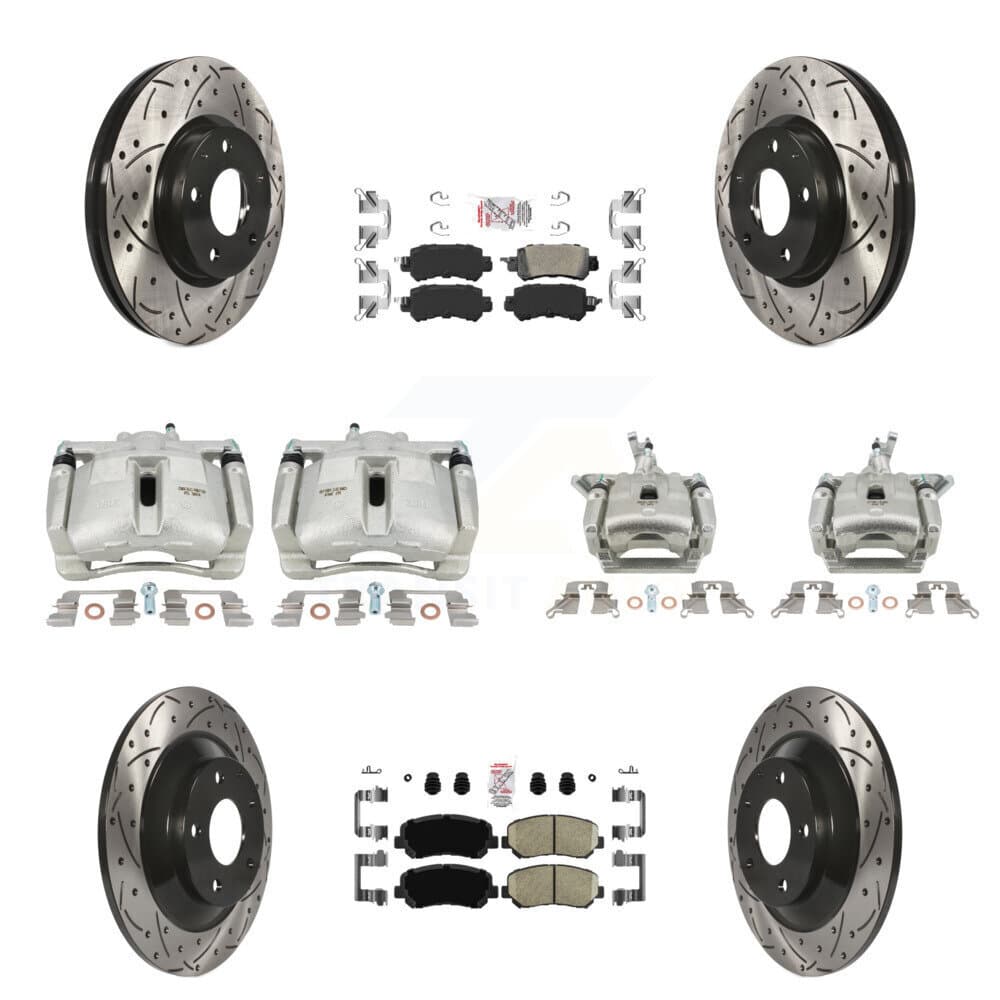 Transit Auto - KCD-100957N - Front and Rear Disc Brake Kits image 1