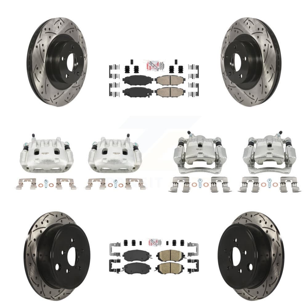 Transit Auto - KCD-100980N - Front and Rear Disc Brake Kits image 1