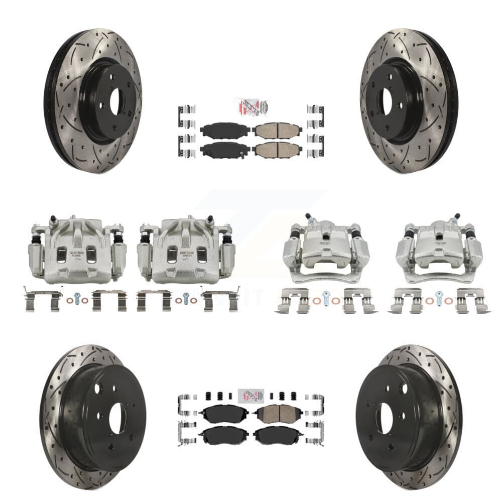 Transit Auto - KCD-100985N - Front and Rear Disc Brake Kits image 1