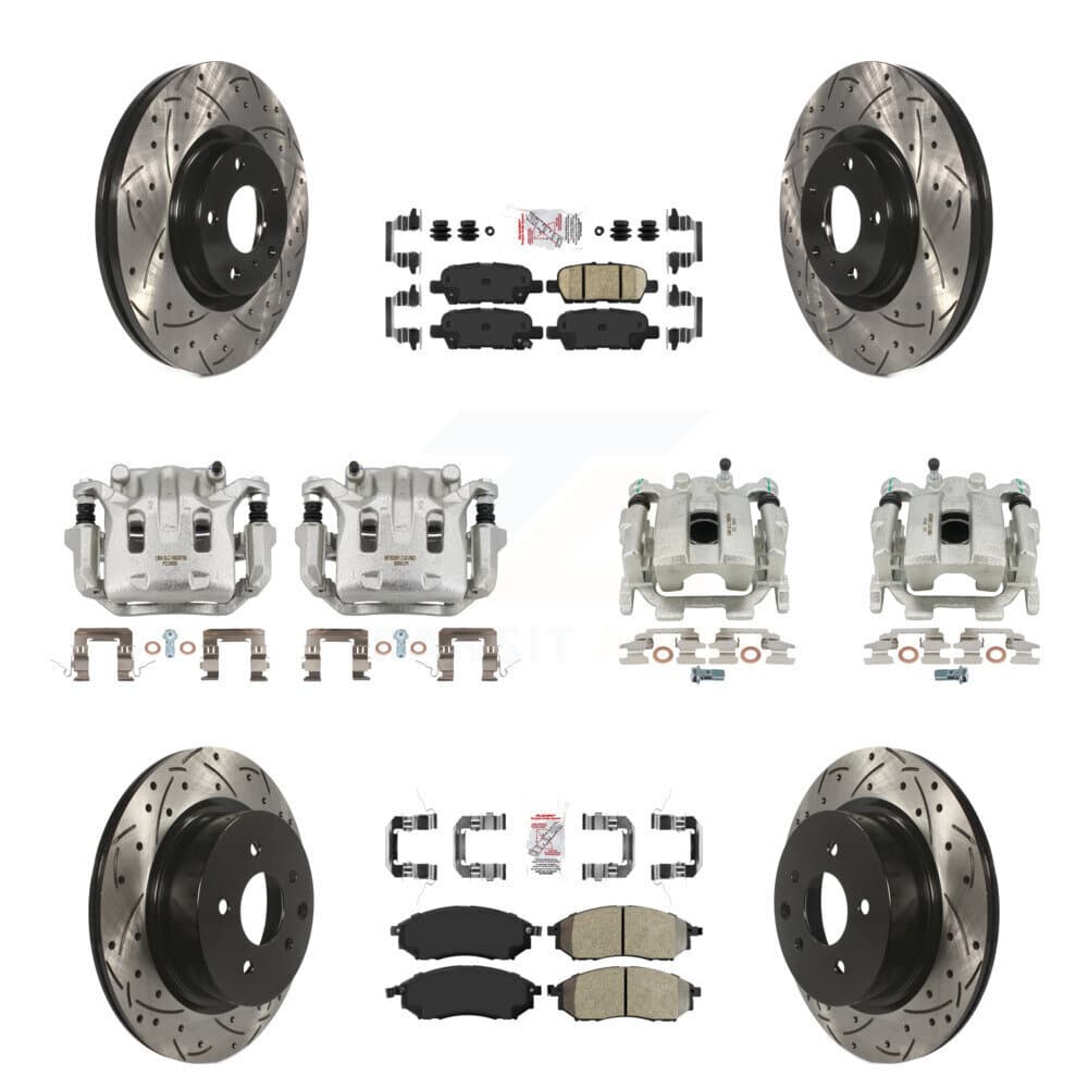 Transit Auto - KCD-101008N - Front and Rear Disc Brake Kits image 1
