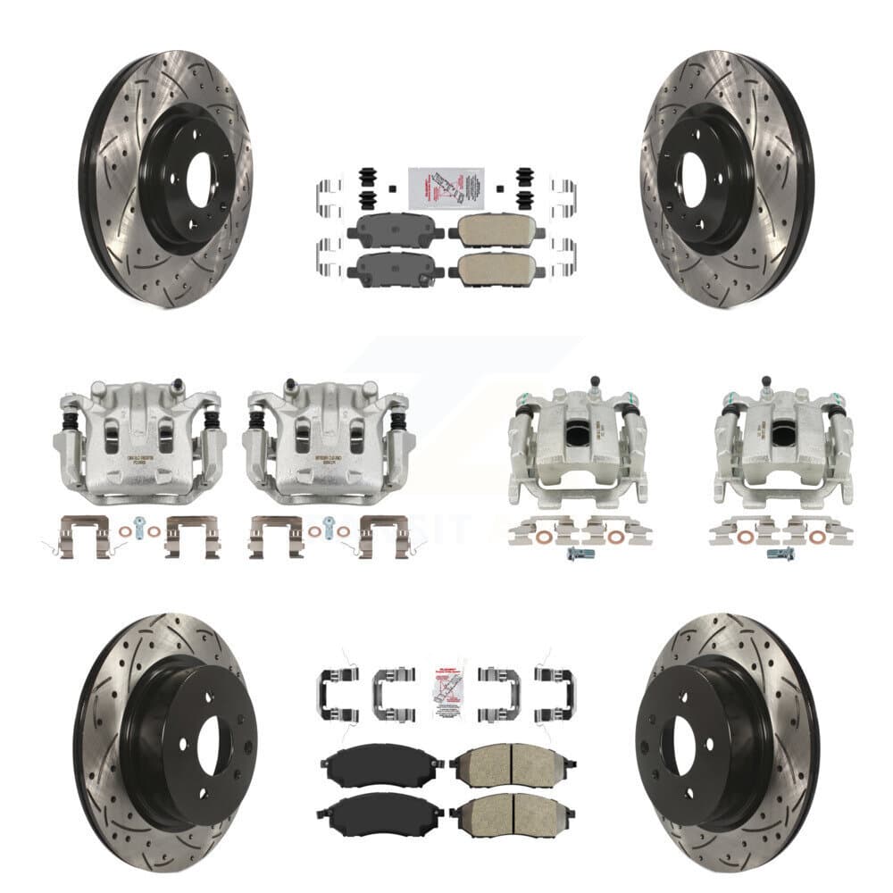 Transit Auto - KCD-101016N - Front and Rear Disc Brake Kits image 1
