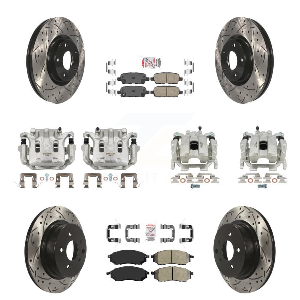 Transit Auto - KCD-101018N - Front and Rear Disc Brake Kits image 1