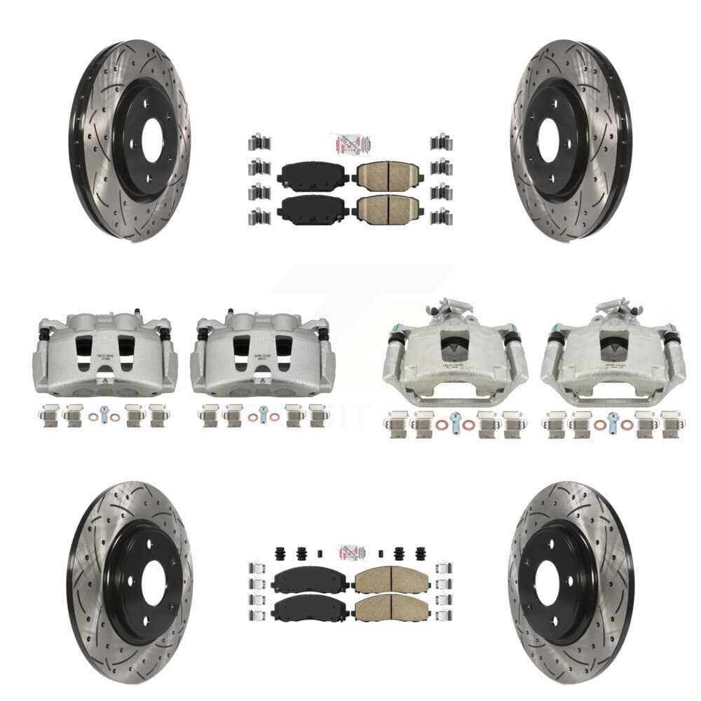Transit Auto - KCD-101037N - Front and Rear Disc Brake Kits image 1