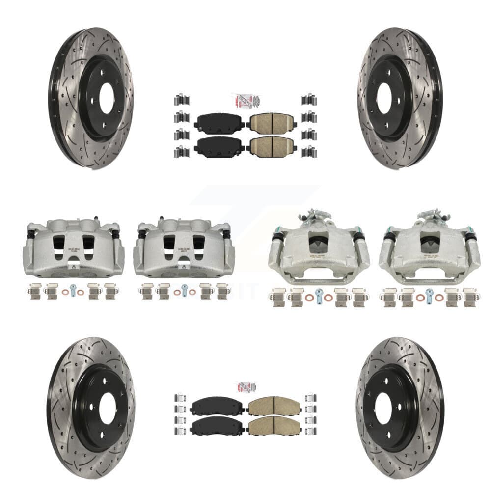 Transit Auto - KCD-101040N - Front and Rear Disc Brake Kits image 1