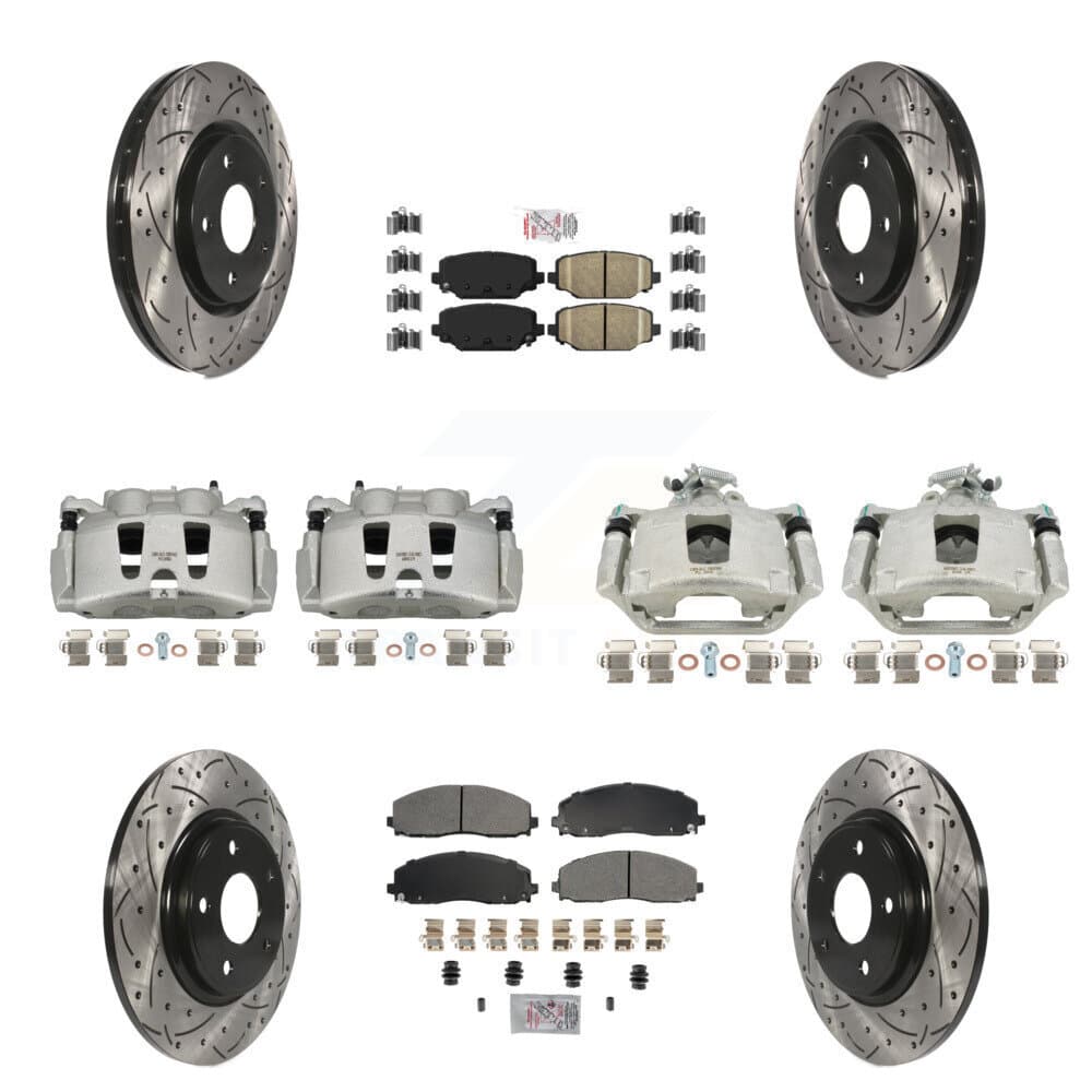 Transit Auto - KCD-101043N - Front and Rear Disc Brake Kits image 1
