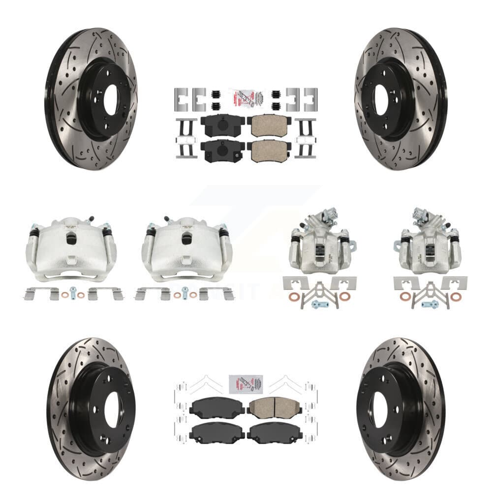 Transit Auto - KCD-101128N - Front and Rear Disc Brake Kits image 1