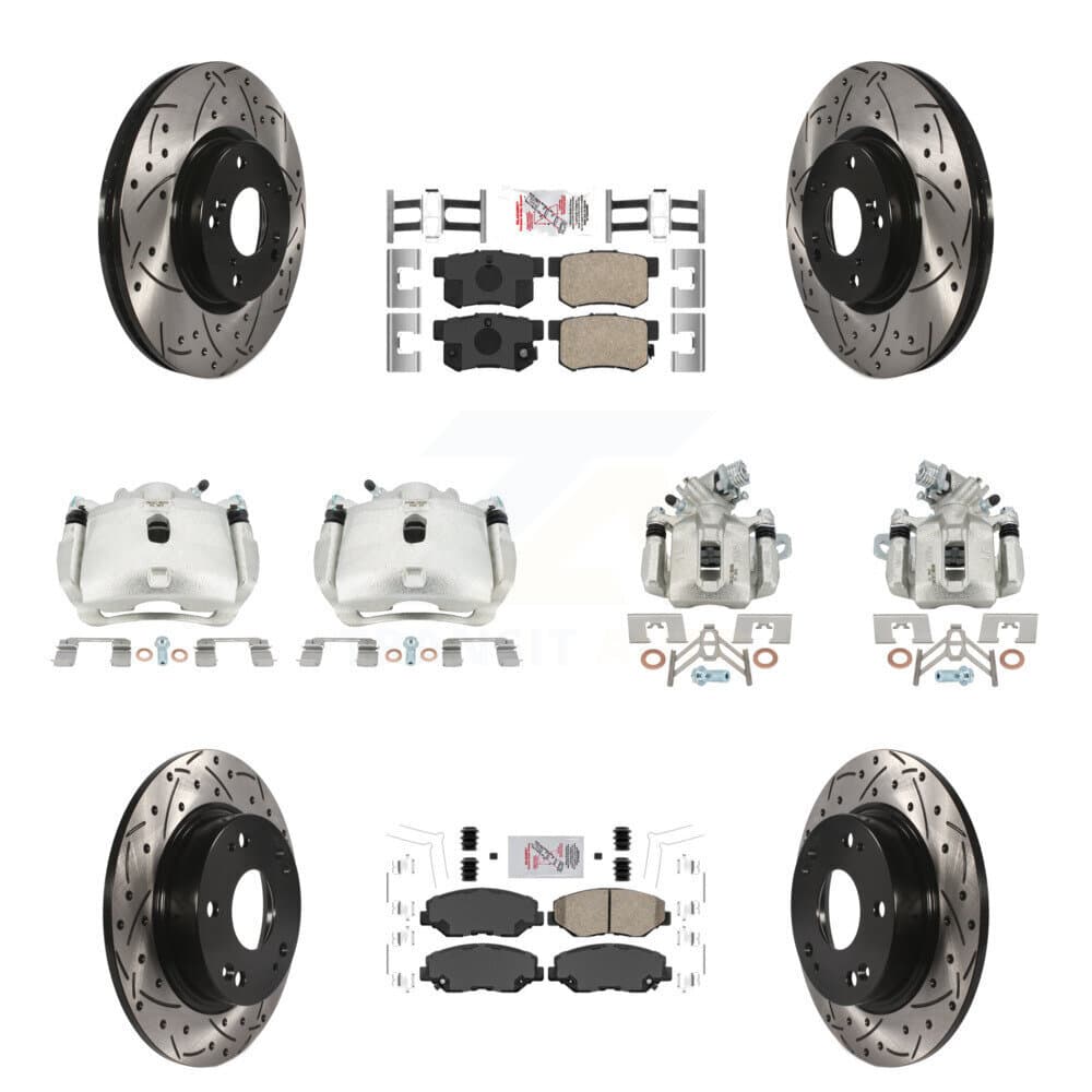 Transit Auto - KCD-101131N - Front and Rear Disc Brake Kits image 1