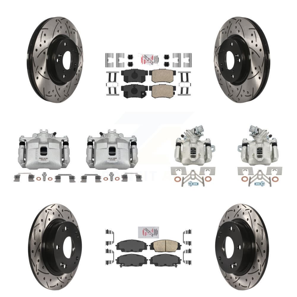 Transit Auto - KCD-101150N - Front and Rear Disc Brake Kits image 1