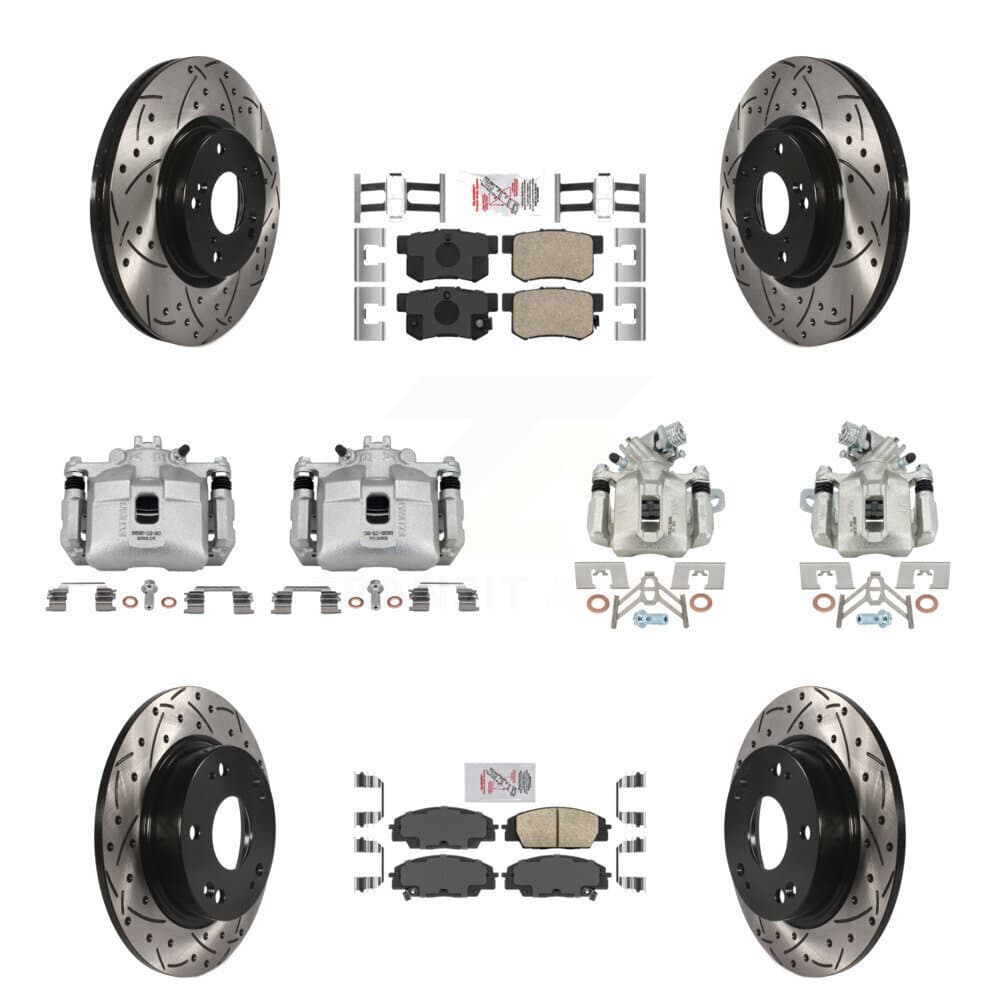 Transit Auto - KCD-101151N - Front and Rear Disc Brake Kits image 1