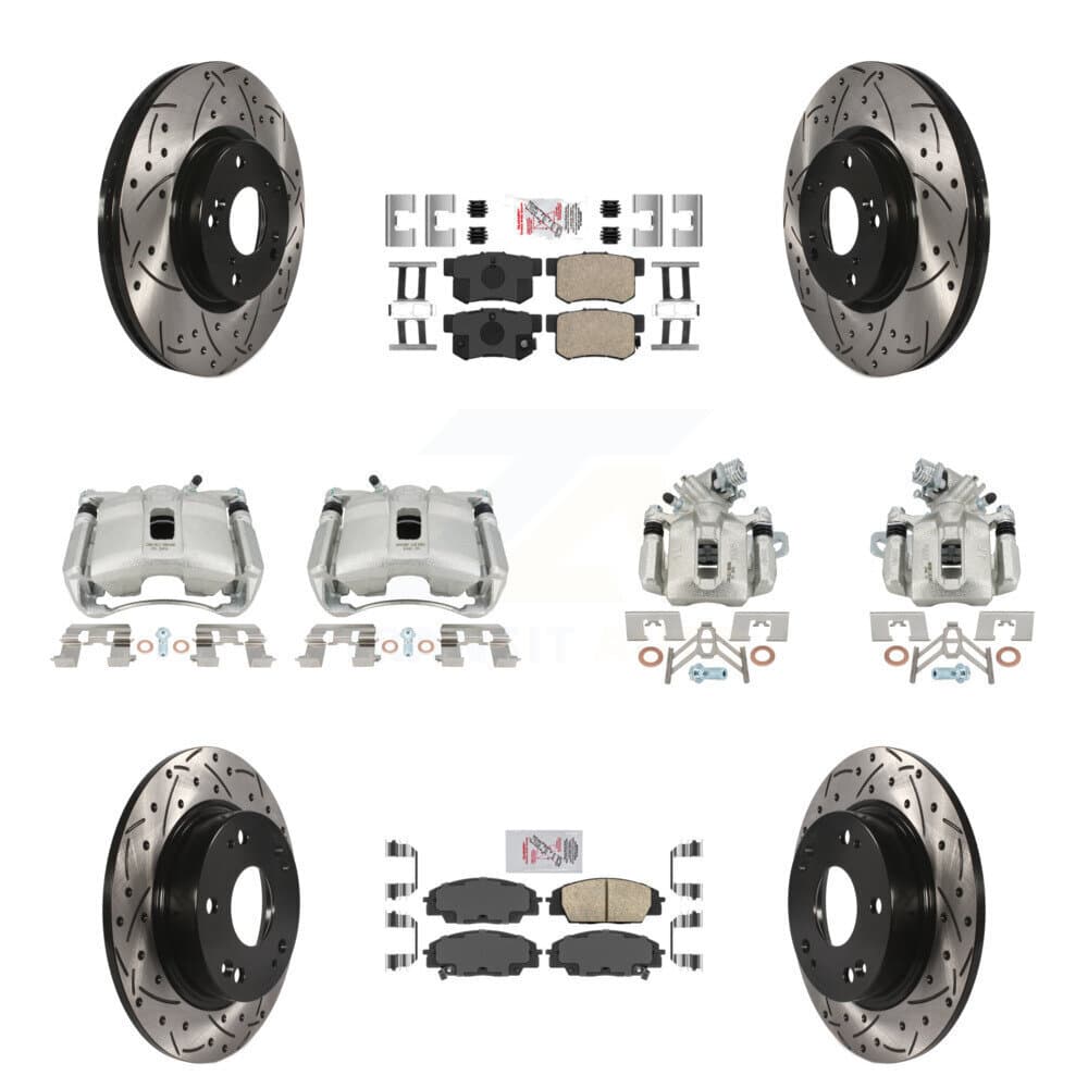 Transit Auto - KCD-101156N - Front and Rear Disc Brake Kits image 1