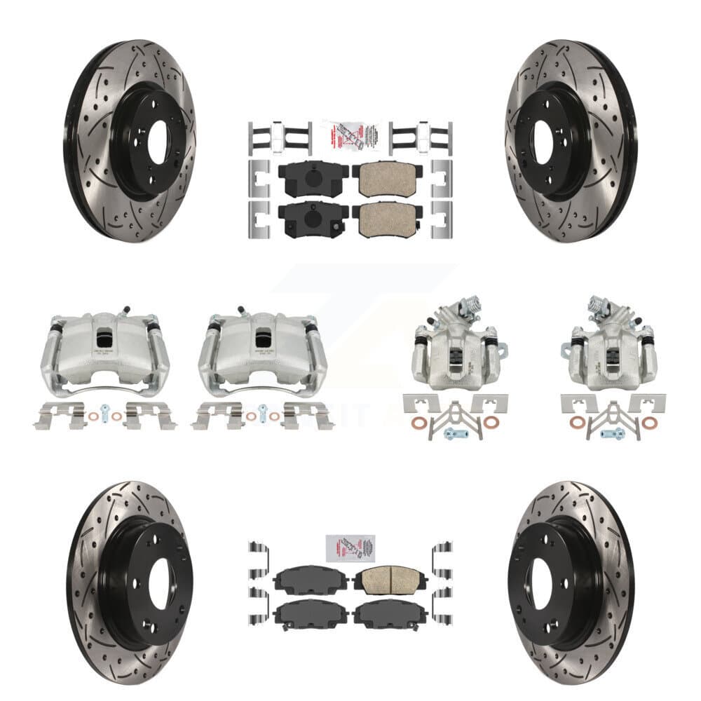 Transit Auto - KCD-101157N - Front and Rear Disc Brake Kits image 1