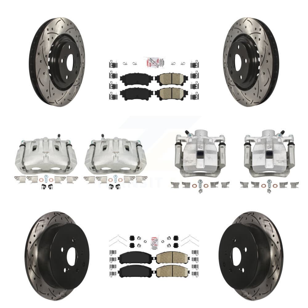 Transit Auto - KCD-101185N - Front and Rear Disc Brake Kits image 1