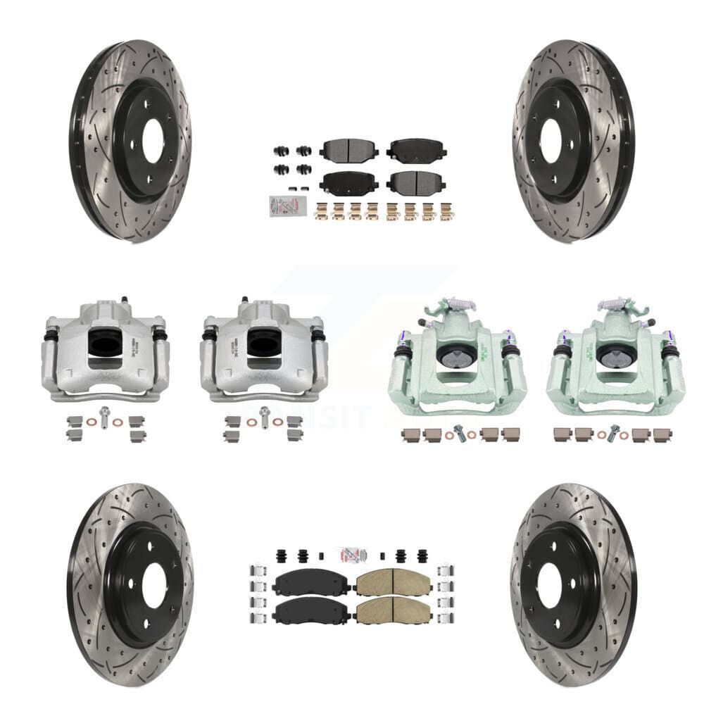 Transit Auto - KCD-101216N - Front and Rear Disc Brake Kits image 1