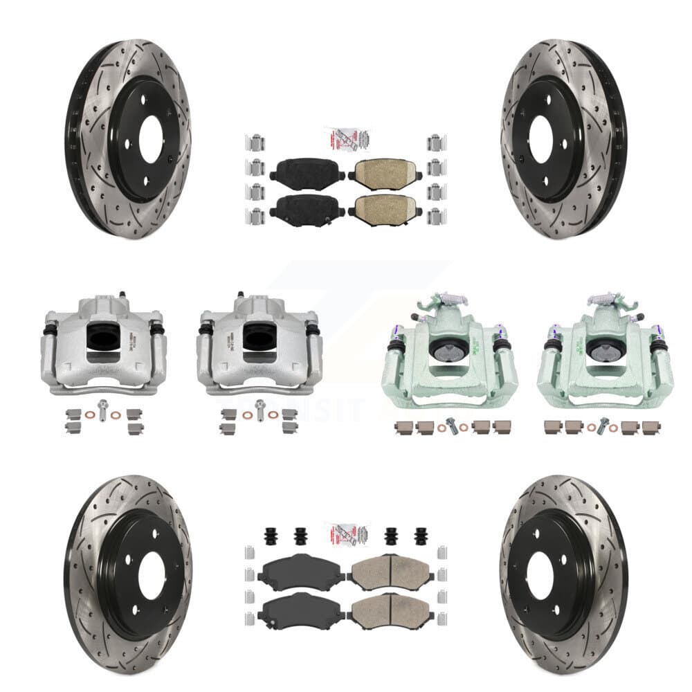 Transit Auto - KCD-101226N - Front and Rear Disc Brake Kits image 1