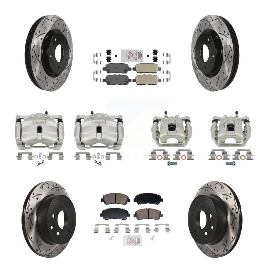 Transit Auto - KCD-101780N - Front and Rear Disc Brake Kits image 1