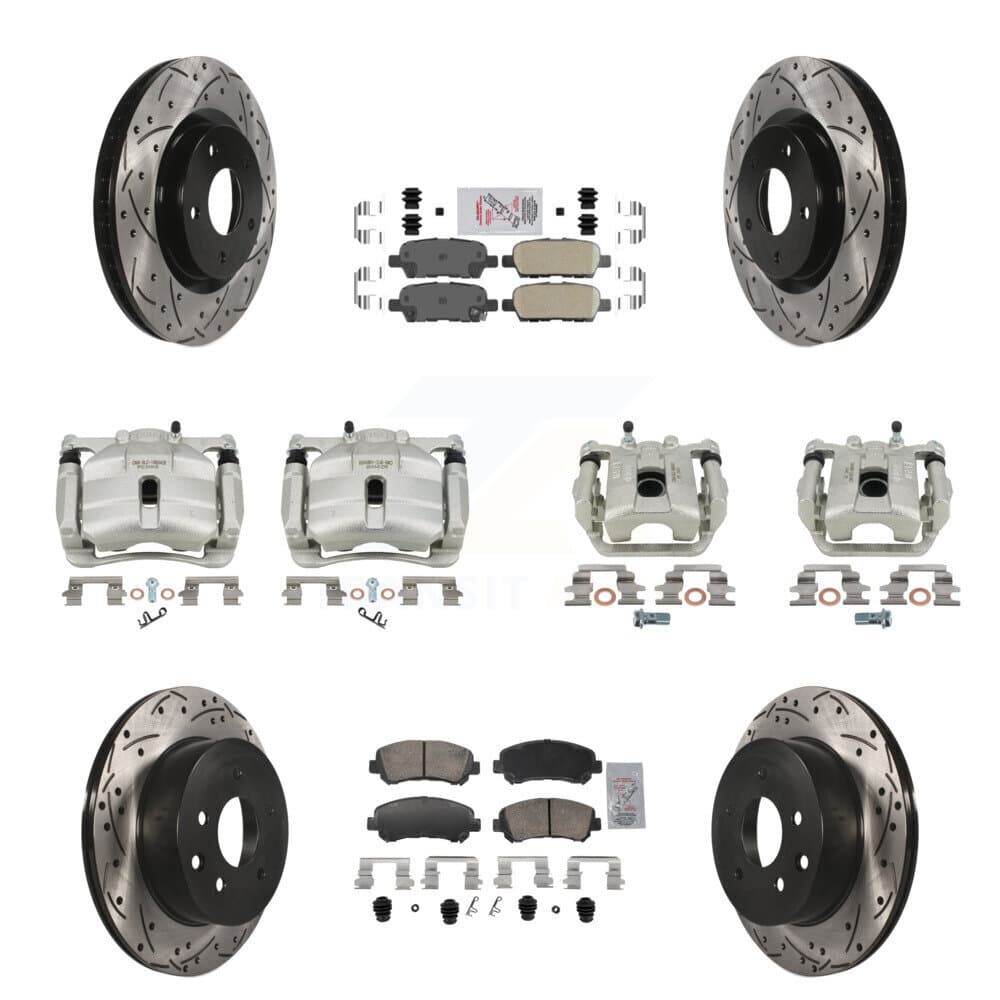 Transit Auto - KCD-101782N - Front and Rear Disc Brake Kits image 1