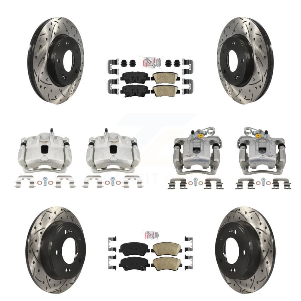 Transit Auto - KCD-101814N - Front and Rear Disc Brake Kits image 1