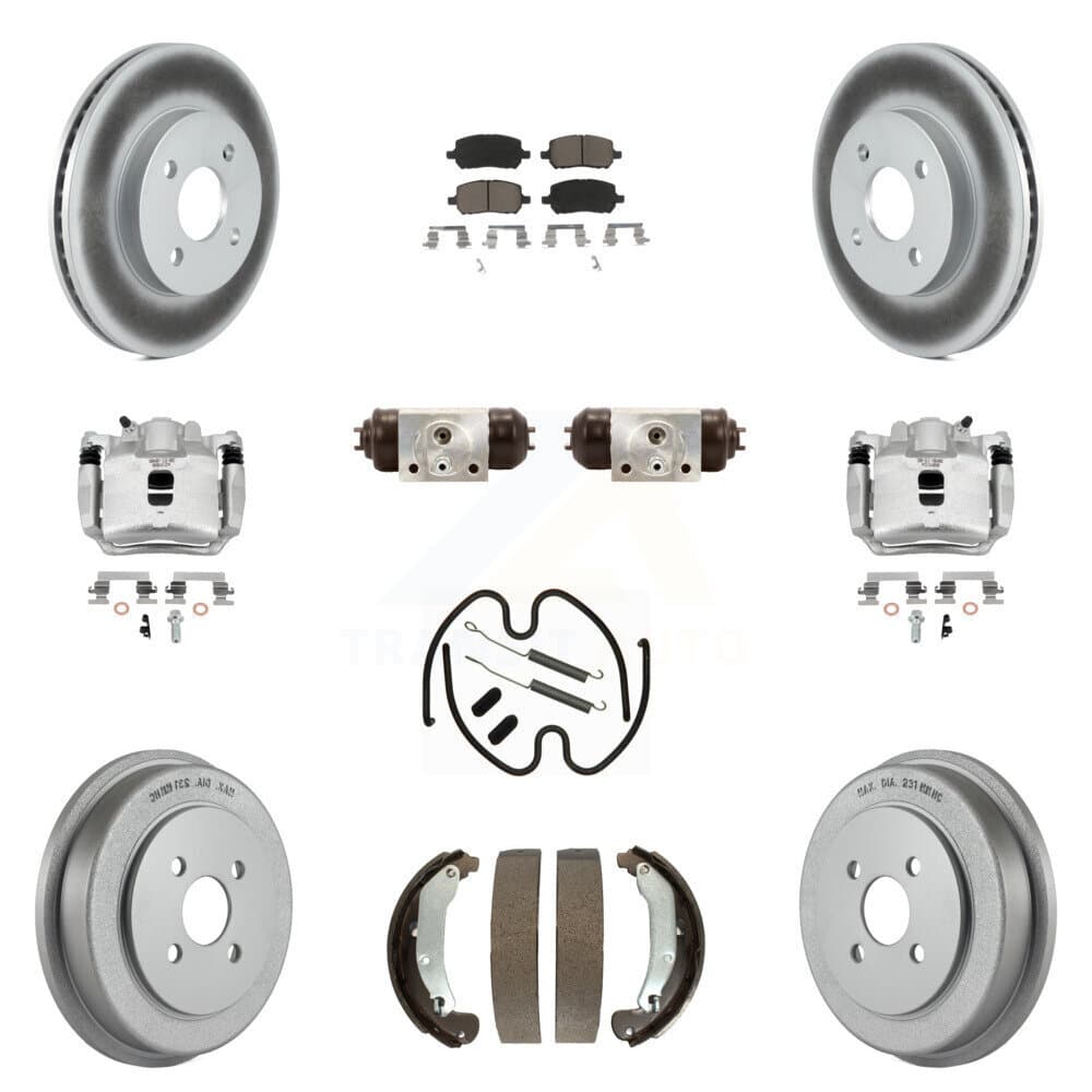 Transit Auto - KCG-100344C - Front and Rear Disc Brake Kits image 1