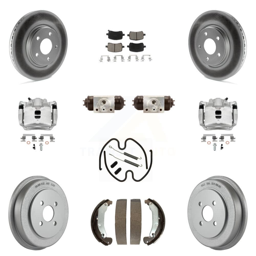 Transit Auto - KCG-100345C - Front and Rear Disc Brake Kits image 1