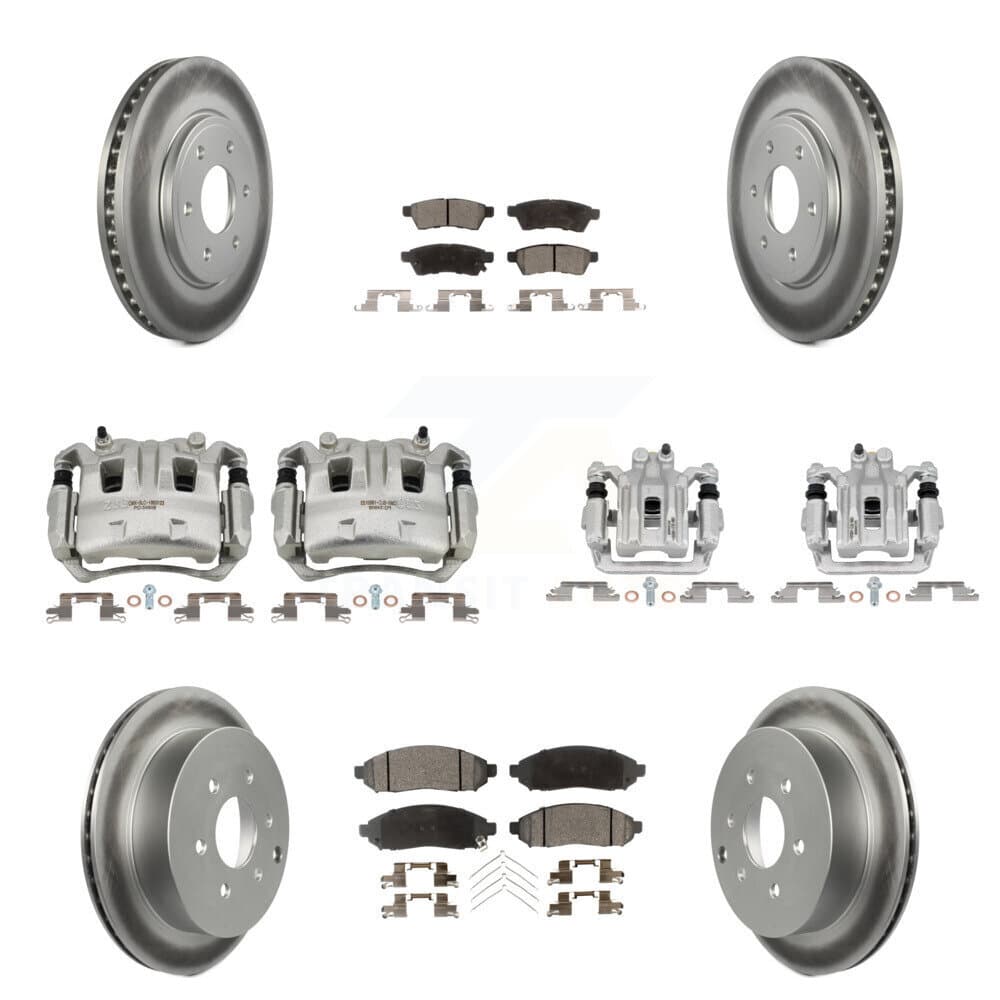 Transit Auto - KCG-100893P - Front and Rear Disc Brake Kits image 1