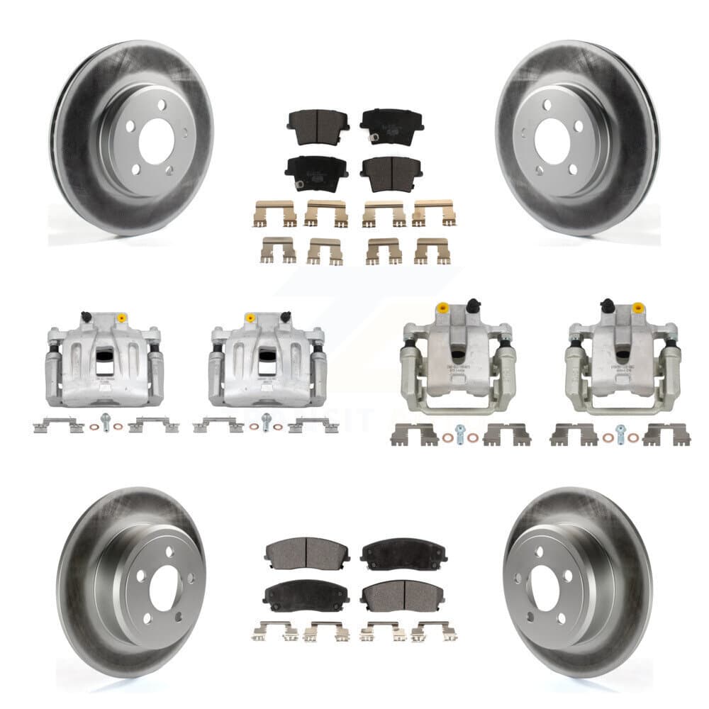 Transit Auto - KCG-101008T - Front and Rear Disc Brake Kits image 1