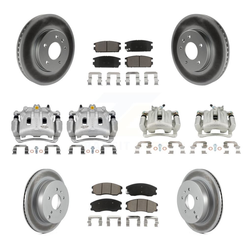 Transit Auto - KCG-101012C - Front and Rear Disc Brake Kits image 1