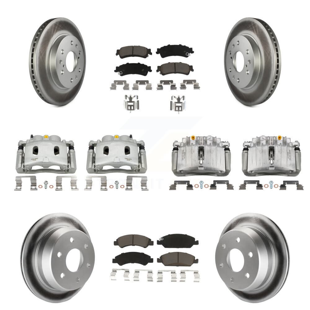 Transit Auto - KCG-101101C - Front and Rear Disc Brake Kits image 1