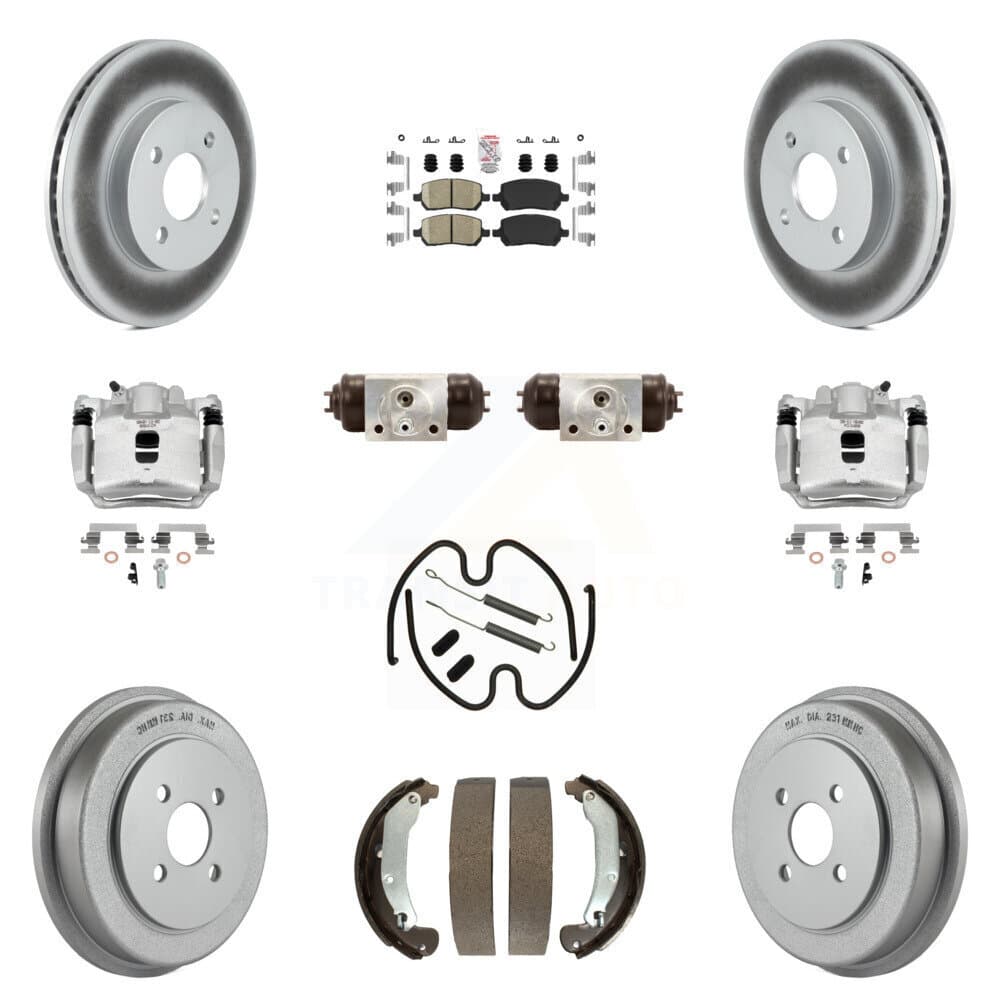 Transit Auto - KCG-101258N - Front and Rear Disc Brake Kits image 1