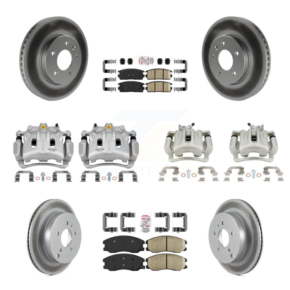 Transit Auto - KCG-101697N - Front and Rear Disc Brake Kits image 1