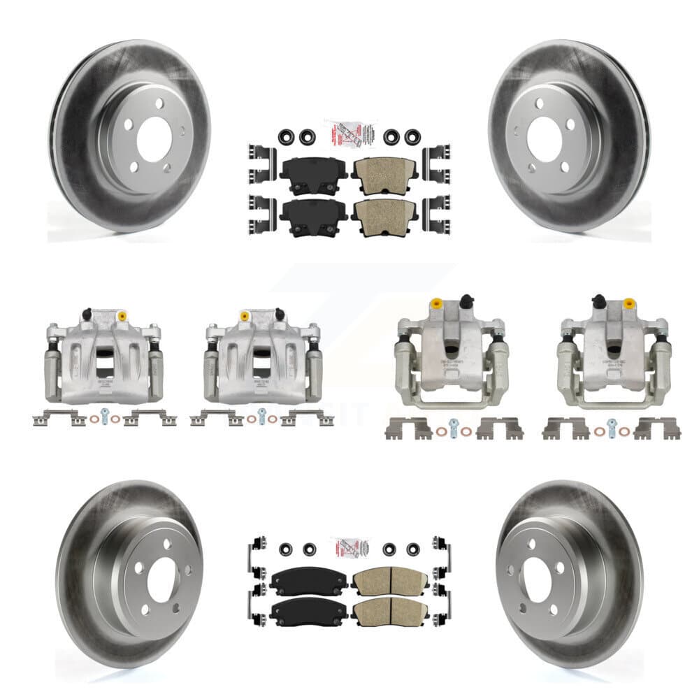 Transit Auto - KCG-102354N - Front and Rear Disc Brake Kits image 1