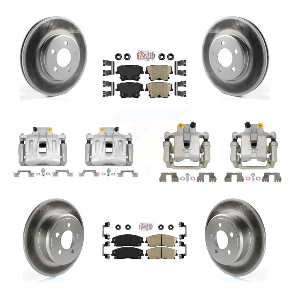 Transit Auto - KCG-102358N - Front and Rear Disc Brake Kits image 1