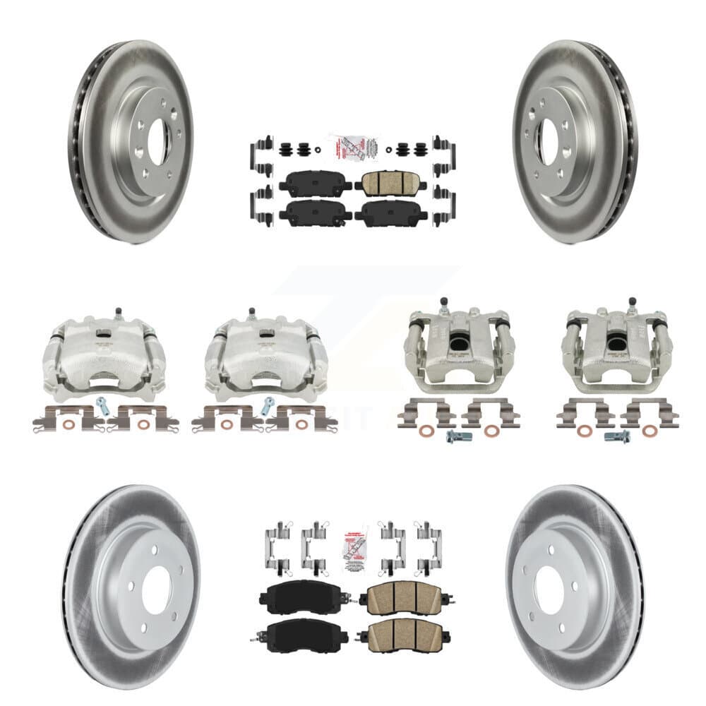 Transit Auto - KCG-102508N - Front and Rear Disc Brake Kits image 1