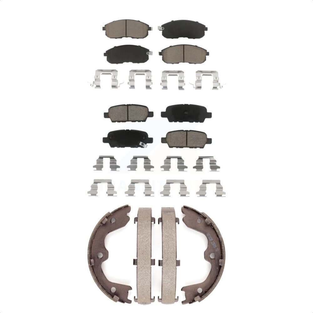 Transit Auto - KCN-100001 - Front and Rear Disc Brake Pad Kits image 1