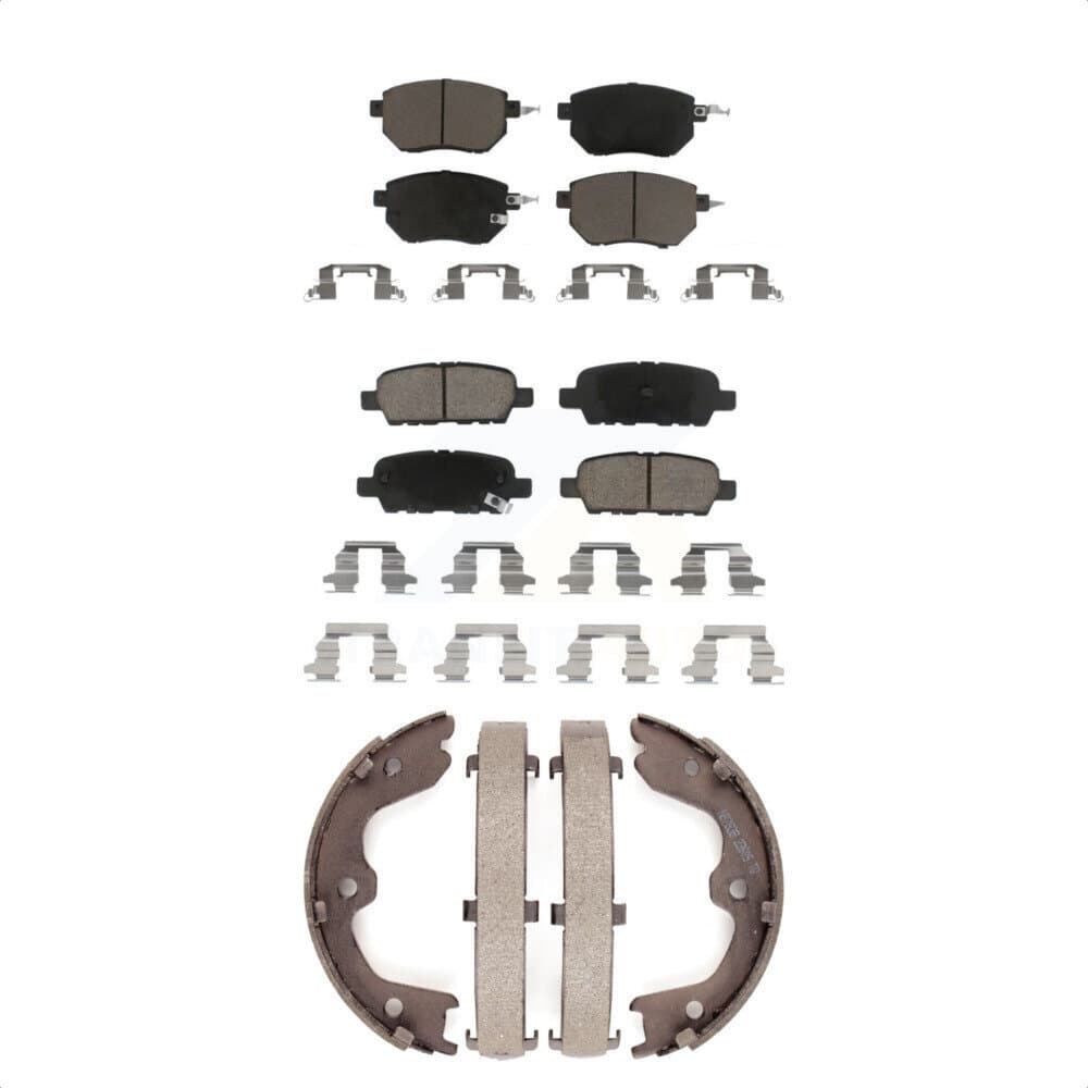 Transit Auto - KCN-100002 - Front and Rear Disc Brake Pad Kits image 1
