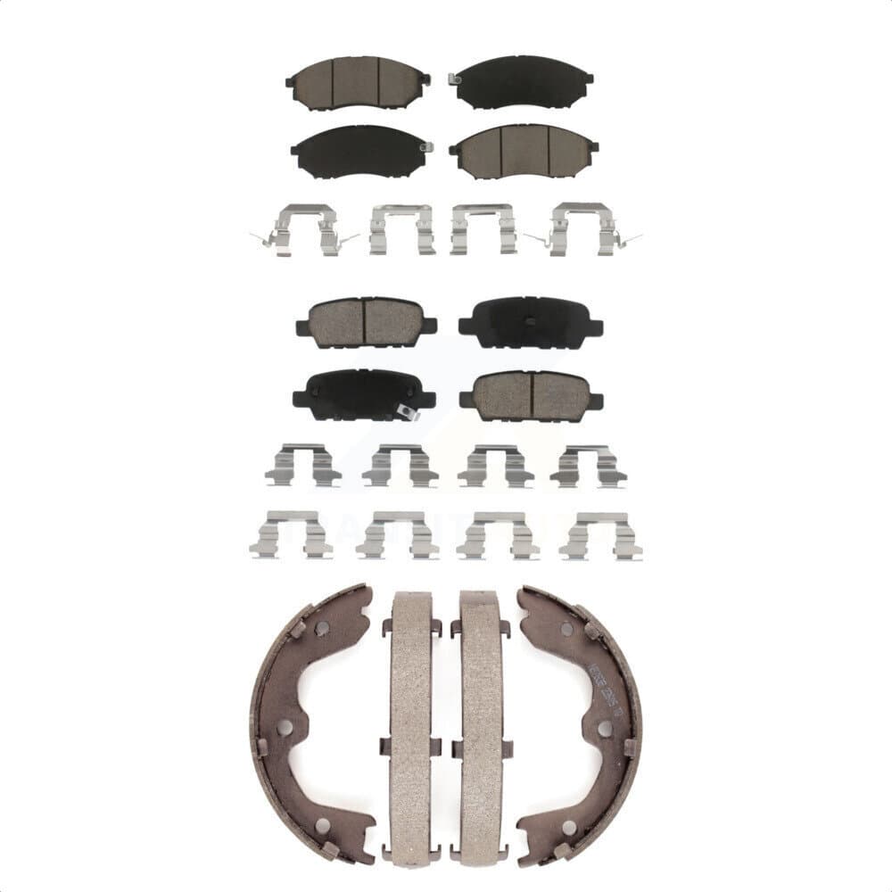 Transit Auto - KCN-100003 - Front and Rear Disc Brake Pad Kits image 1